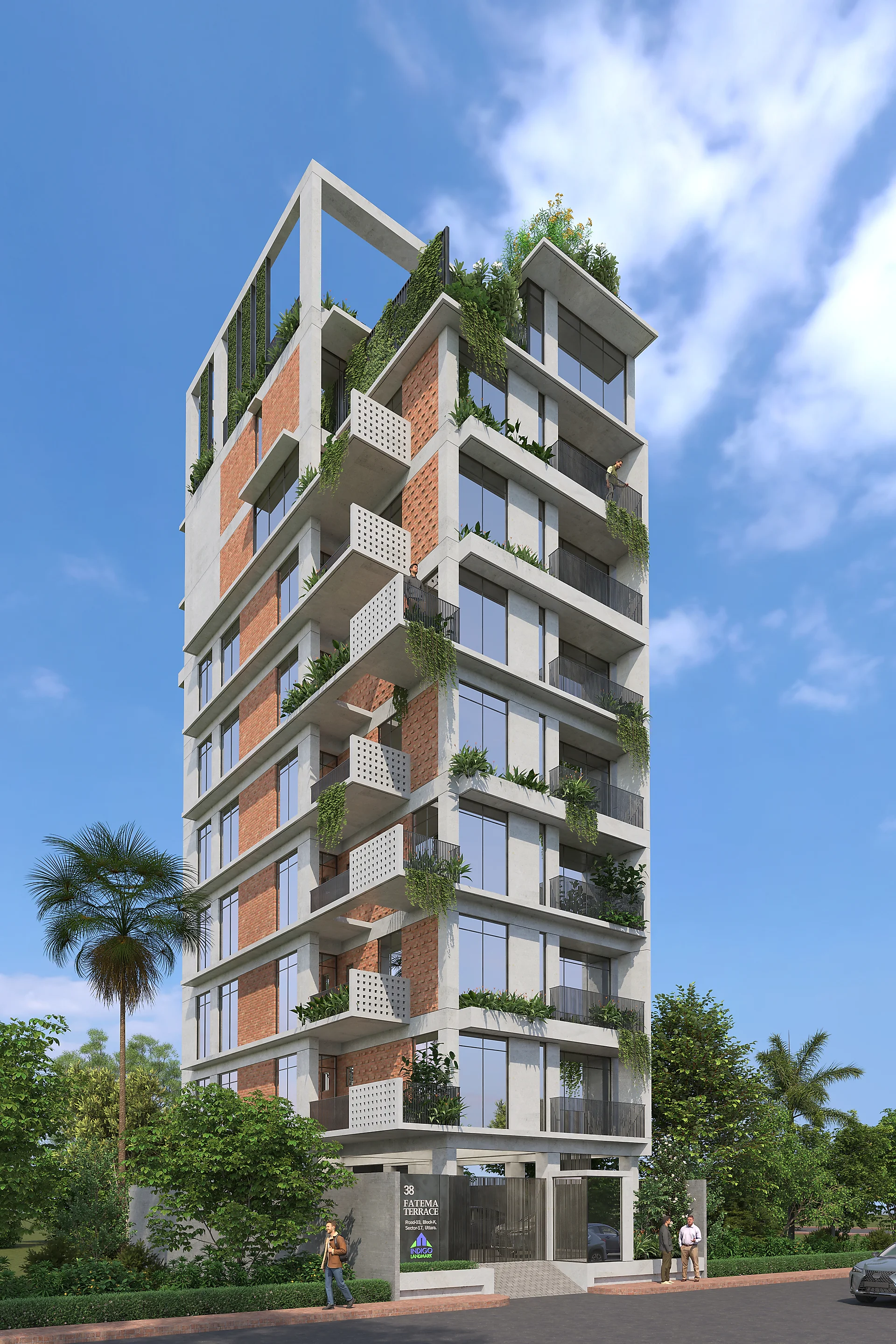 Fatema Terrace Project Cover - Architecture Project by Design Unit Architects, Dhaka, Bangladesh