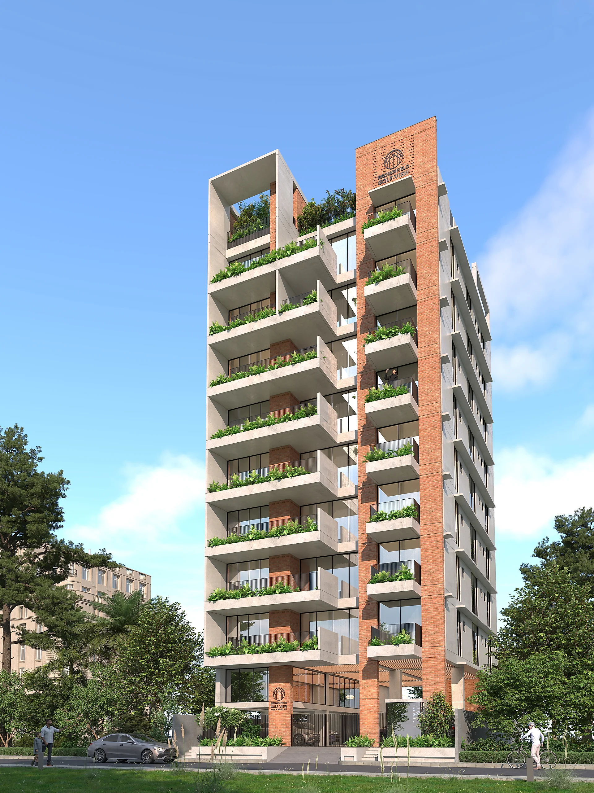 Golf View Project Cover - Architecture Project by Design Unit Architects, Dhaka, Bangladesh